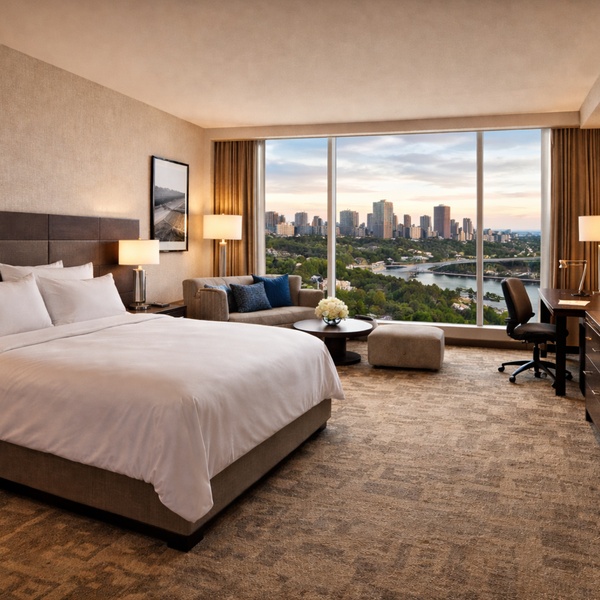 Architectural render of Luxury Suite